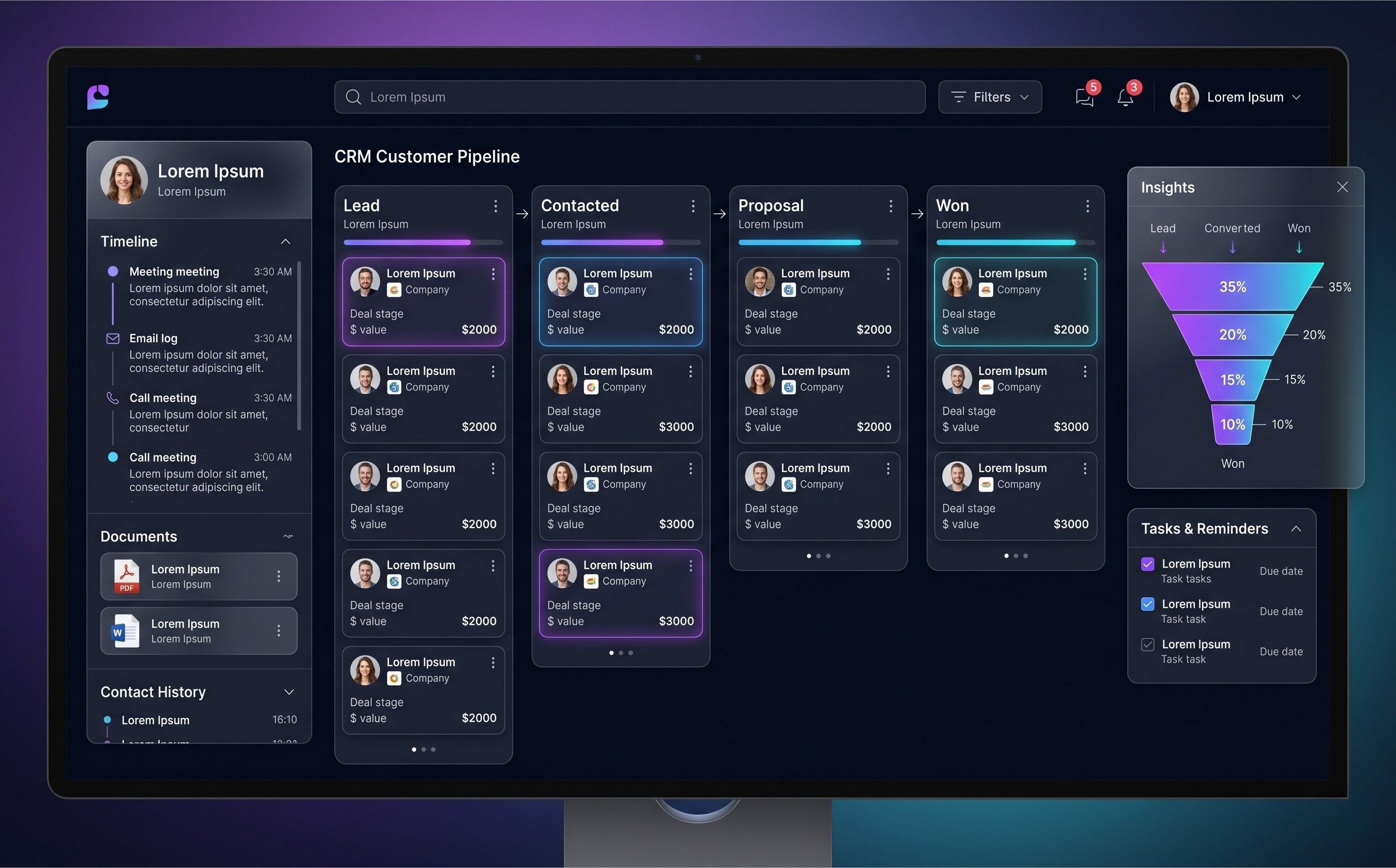 Kurumsal CRM & Başvuru Yönetimi